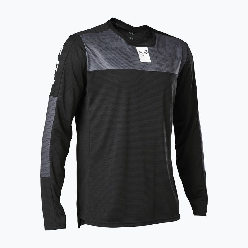 Maniche lunghe ciclismo uomo Fox Racing Defend Fox Racinghead nero