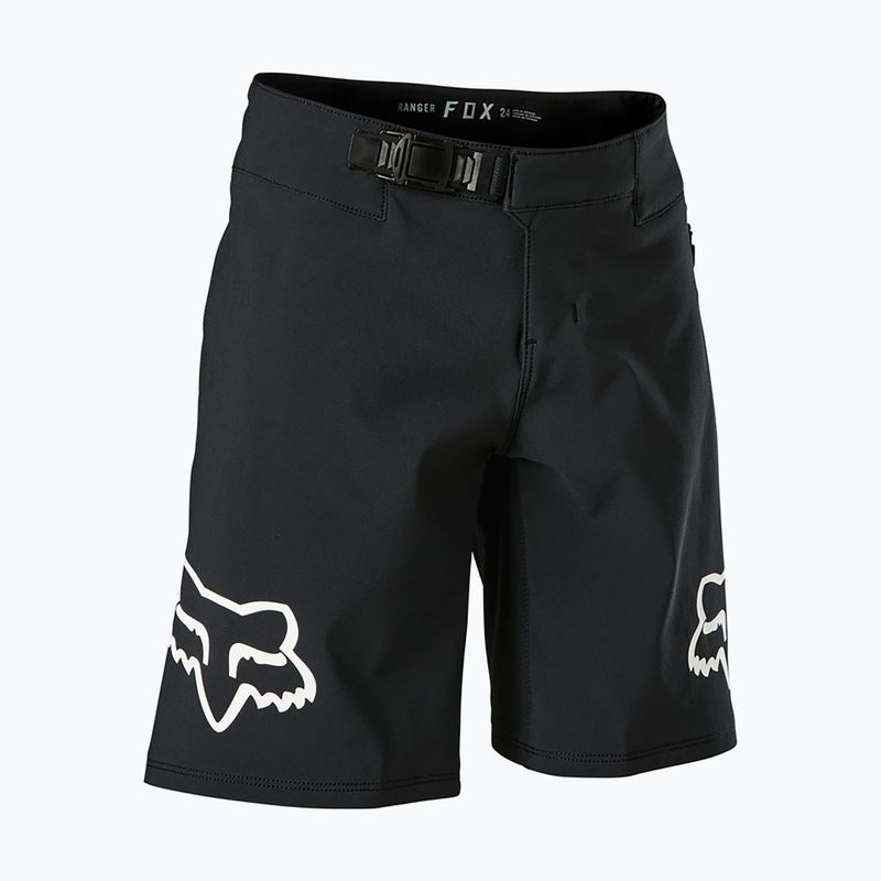 Pantaloncini da ciclismo Fox Racing Defend da bambino, nero 6