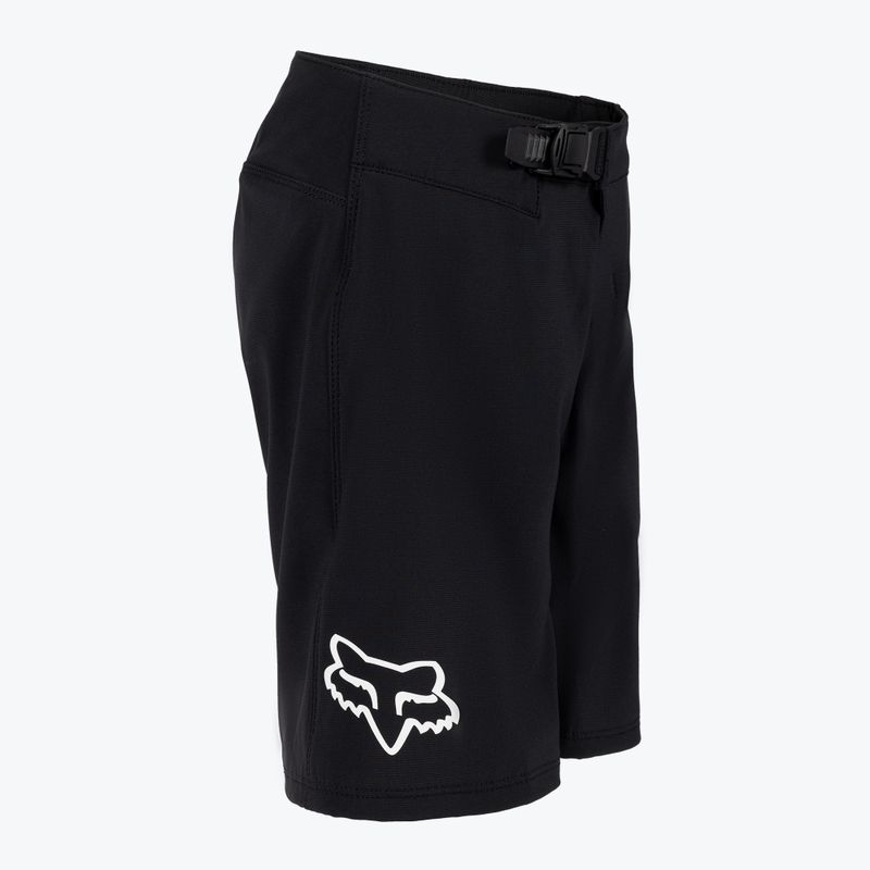 Pantaloncini da ciclismo Fox Racing Defend da bambino, nero 3