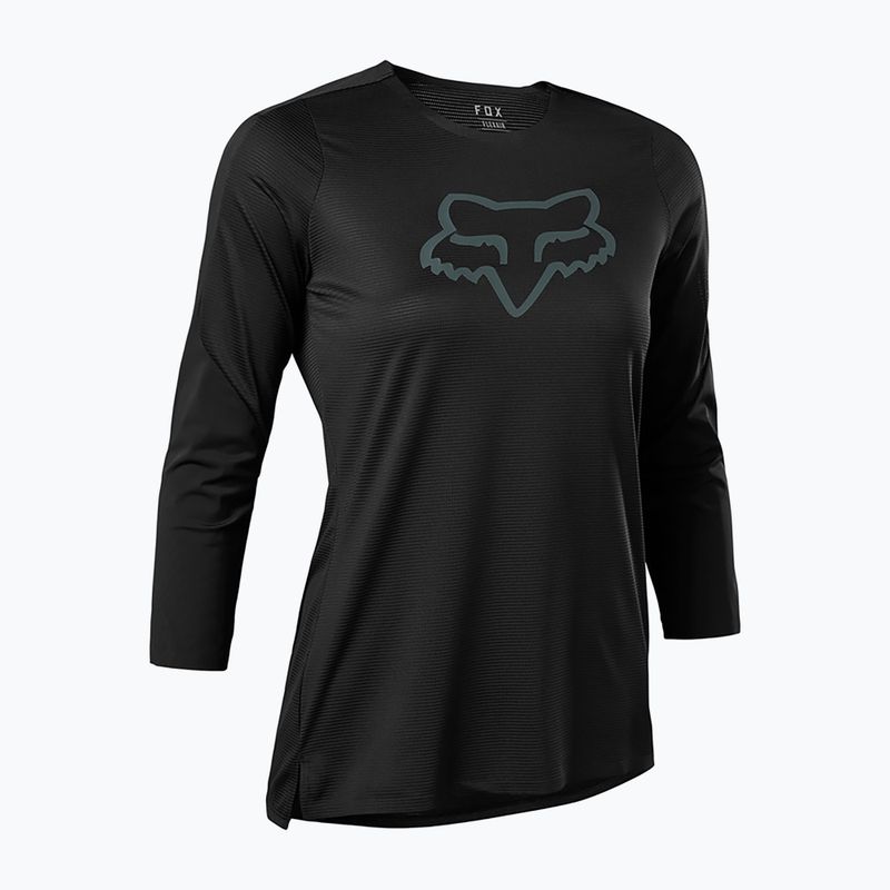 Maglia ciclismo donna Fox Racing Flexair 3/4 nero