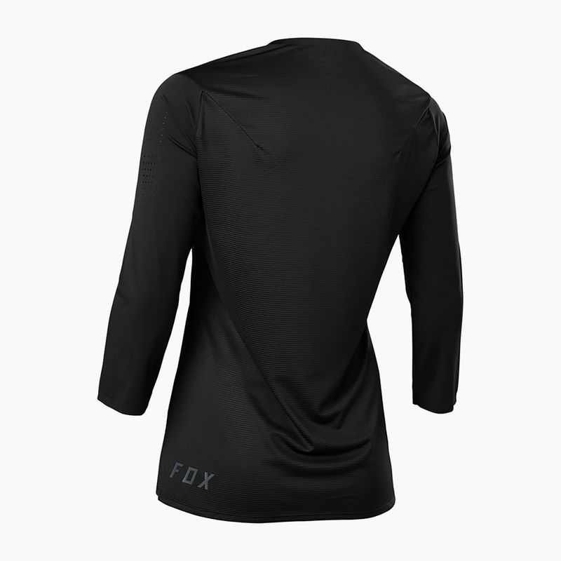 Maglia ciclismo donna Fox Racing Flexair 3/4 nero 2