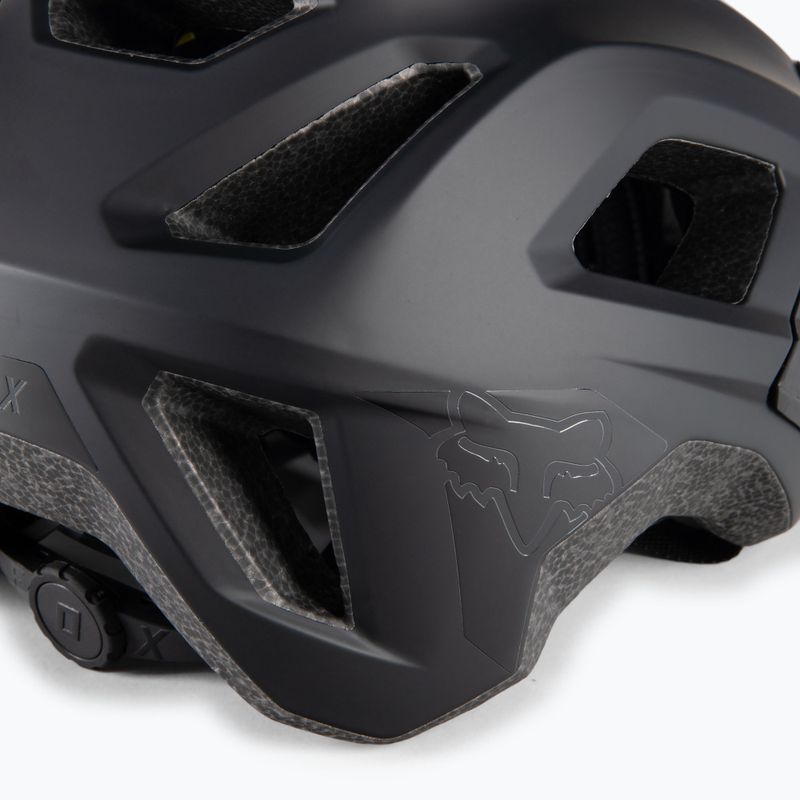 Fox Racing Mainframe Trvrs casco bici nero/nero 7