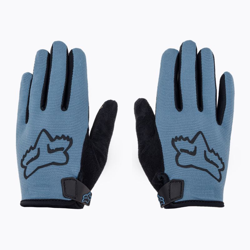 Guanti da ciclismo per bambini Fox Racing Ranger blu polvere 3