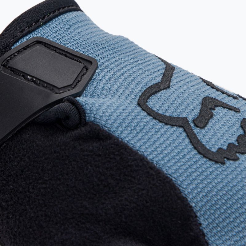 Guanti da ciclismo per bambini Fox Racing Ranger blu polvere 4
