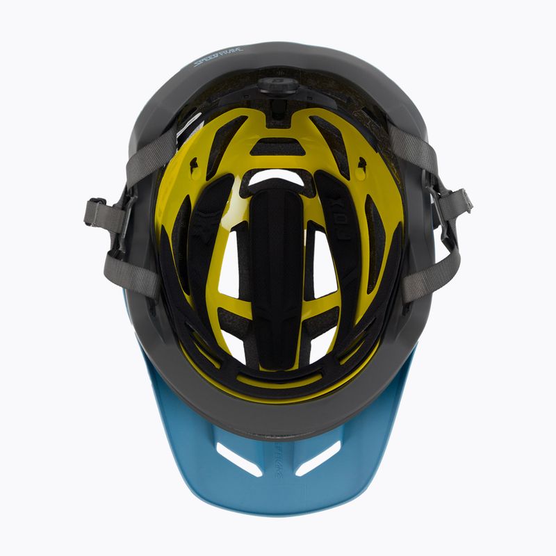 Casco da bici Fox Racing Speedframe blu polvere 5