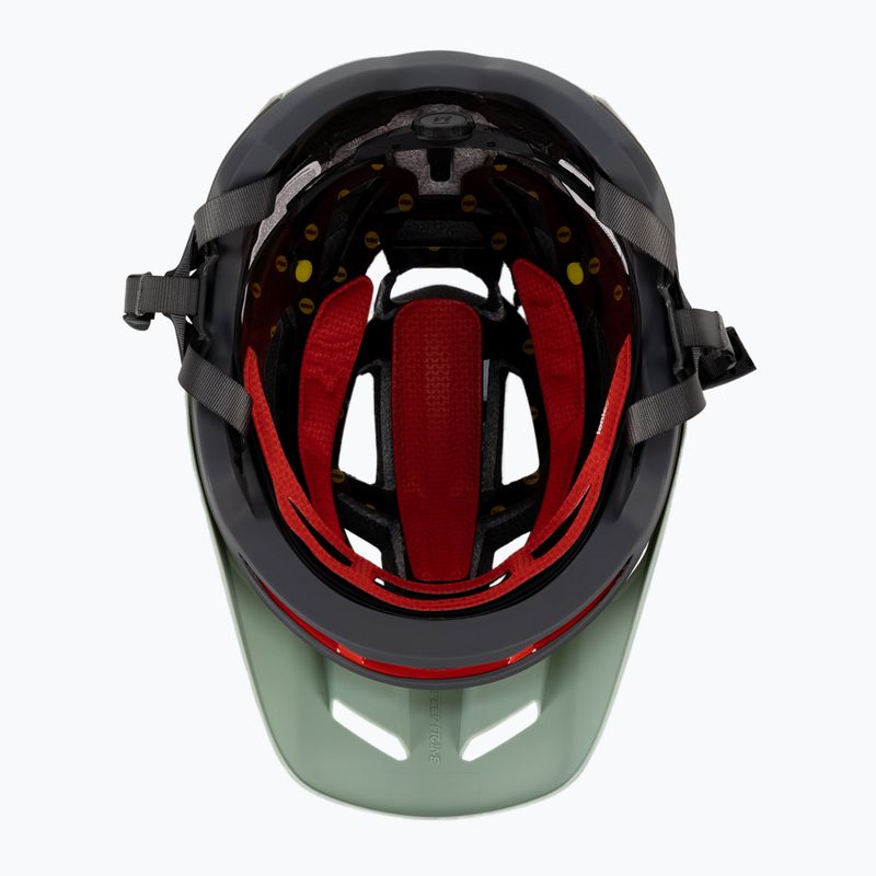 Fox Racing Speedframe Pro Blocked casco da bici in eucalipto 5