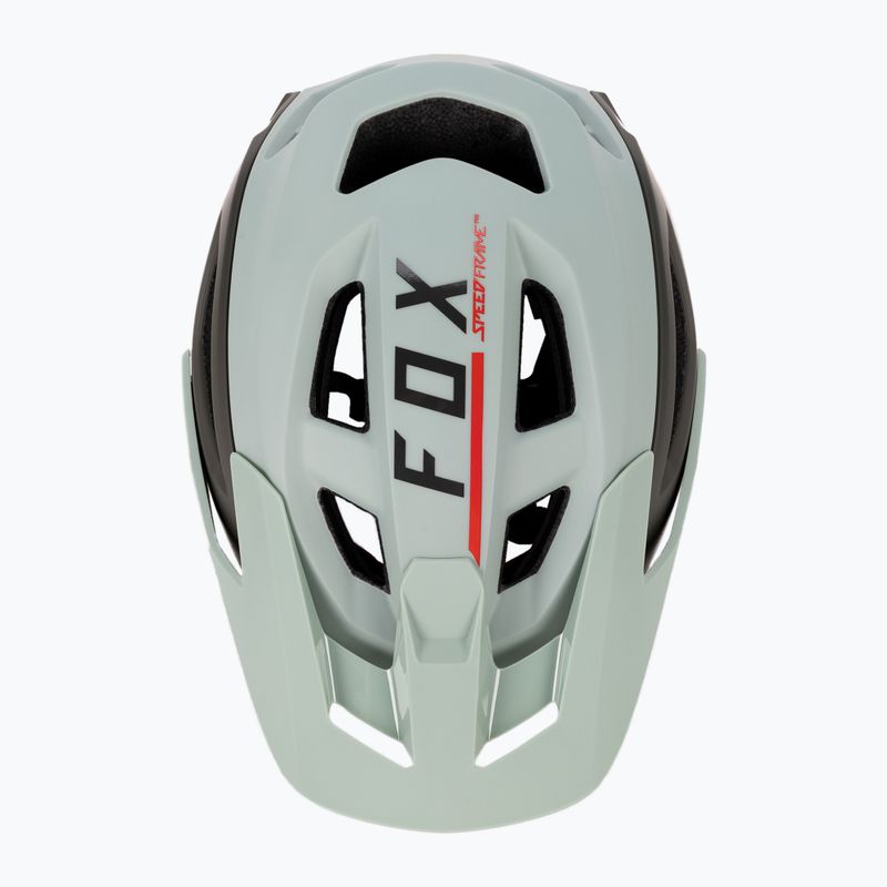 Fox Racing Speedframe Pro Blocked casco da bici in eucalipto 6