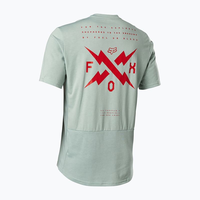 Maglia ciclismo uomo Fox Racing Ranger DR Calibrato eucalipto 2