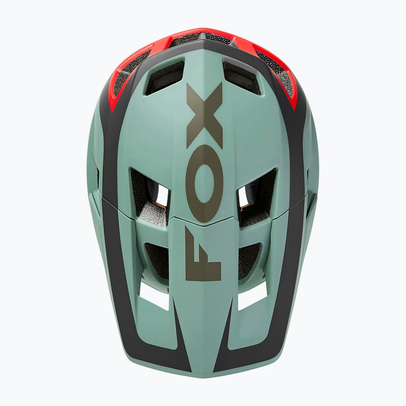 Fox Racing Dropframe Pro Dvide casco da bici in eucalipto 9