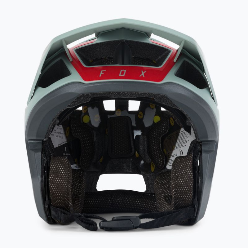 Casco da bici Fox Racing Dropframe Pro CE in eucalipto 3
