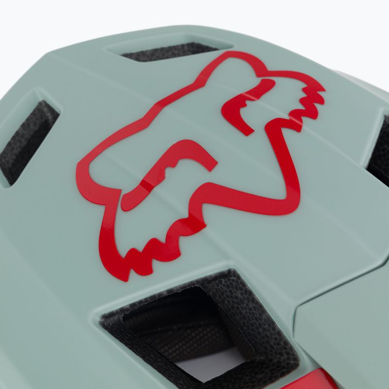 Casco da bici Fox Racing Dropframe Pro CE in eucalipto 8