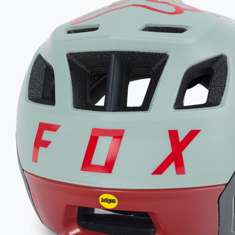 Casco da bici Fox Racing Dropframe Pro CE in eucalipto 9