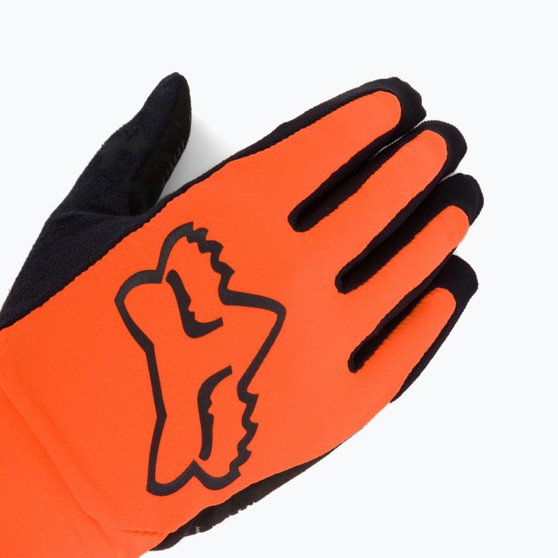 Guanti da ciclismo Fox Racing Flexair arancione fluo 5