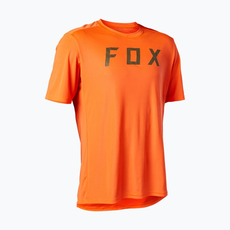 Maglia ciclismo uomo Fox Racing Ranger Moth arancione fluorescente