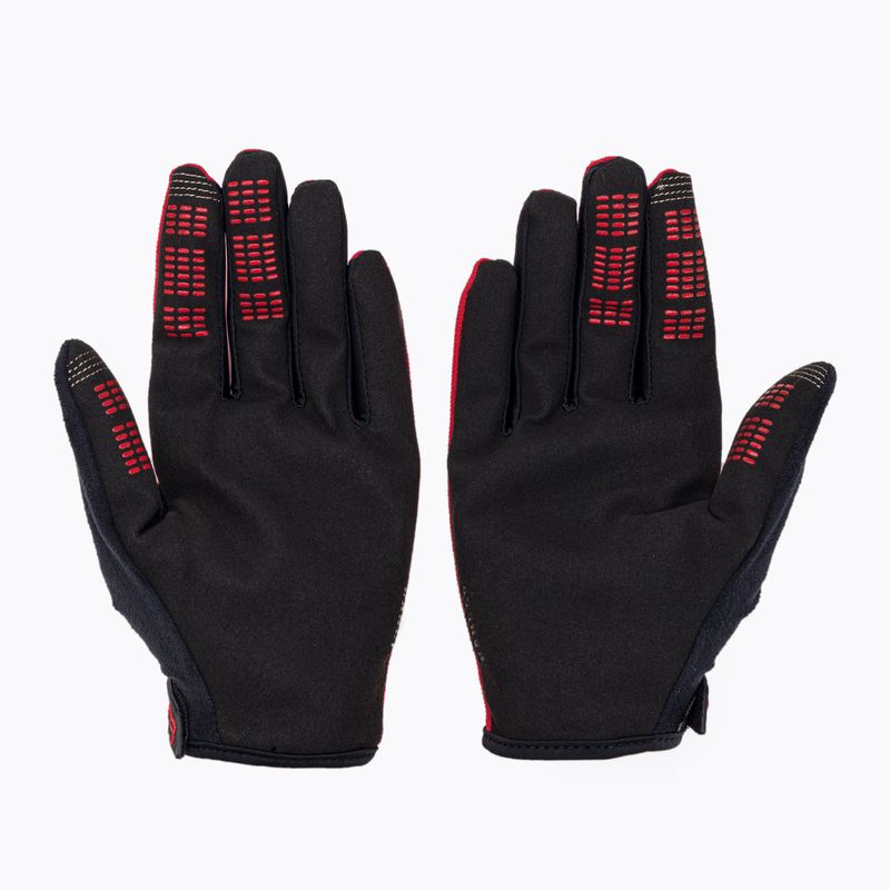 Guanti da ciclismo da uomo Fox Racing Ranger rosso fluorescente 2