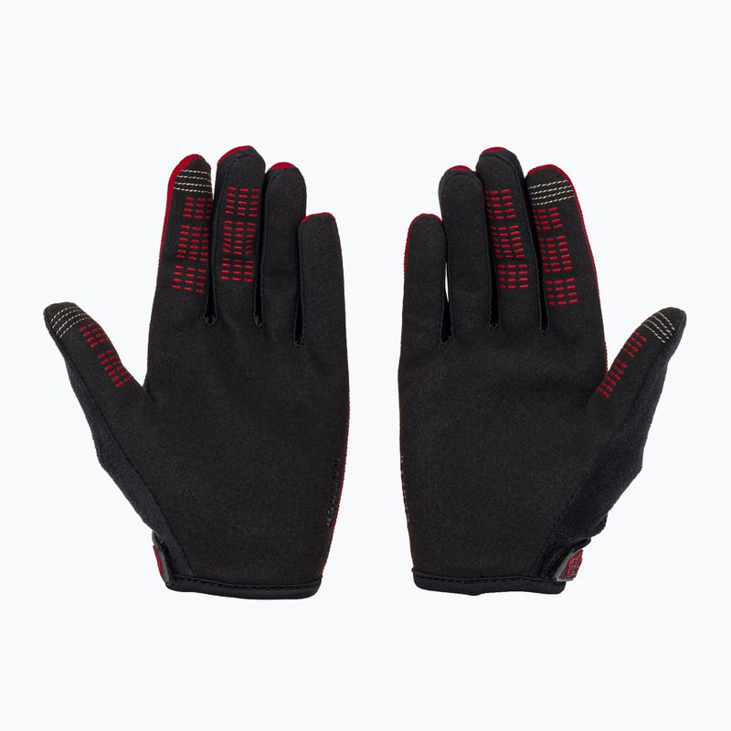 Guanti da ciclismo per bambini Fox Racing Ranger rosso fluorescente 2