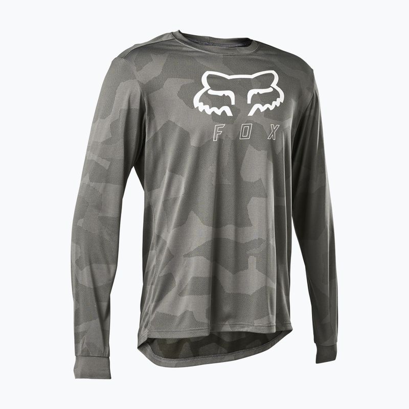 Maniche lunghe ciclismo uomo Fox Racing Ranger Tru Dri grigio 4