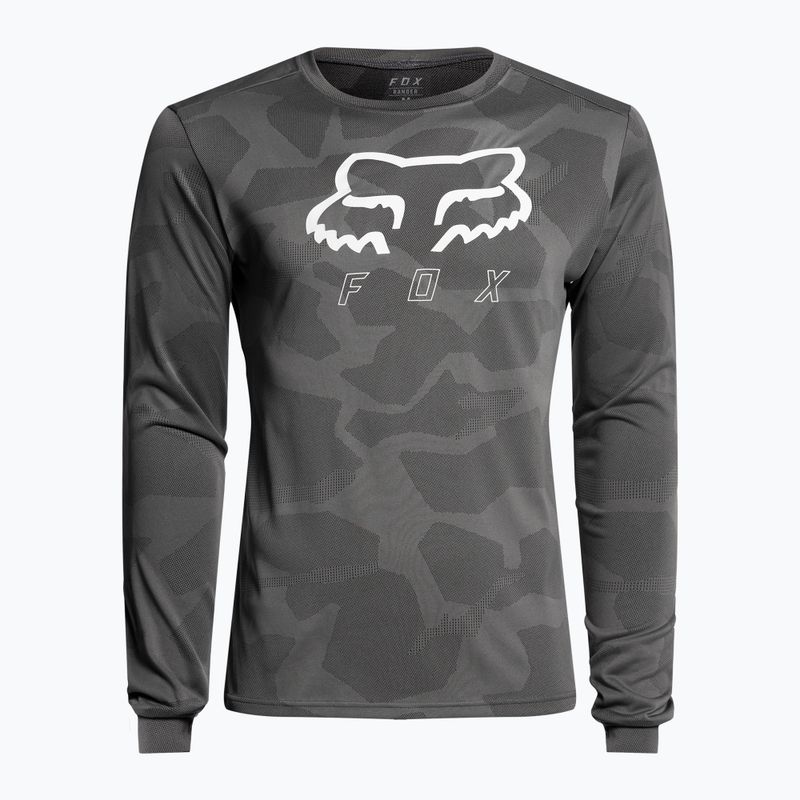 Maniche lunghe ciclismo uomo Fox Racing Ranger Tru Dri grigio