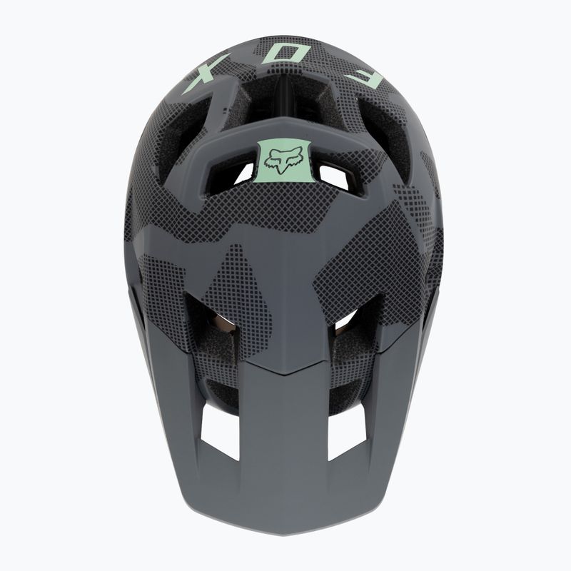 Casco da bici Fox Racing Dropframe Pro Camo grigio mimetico 6