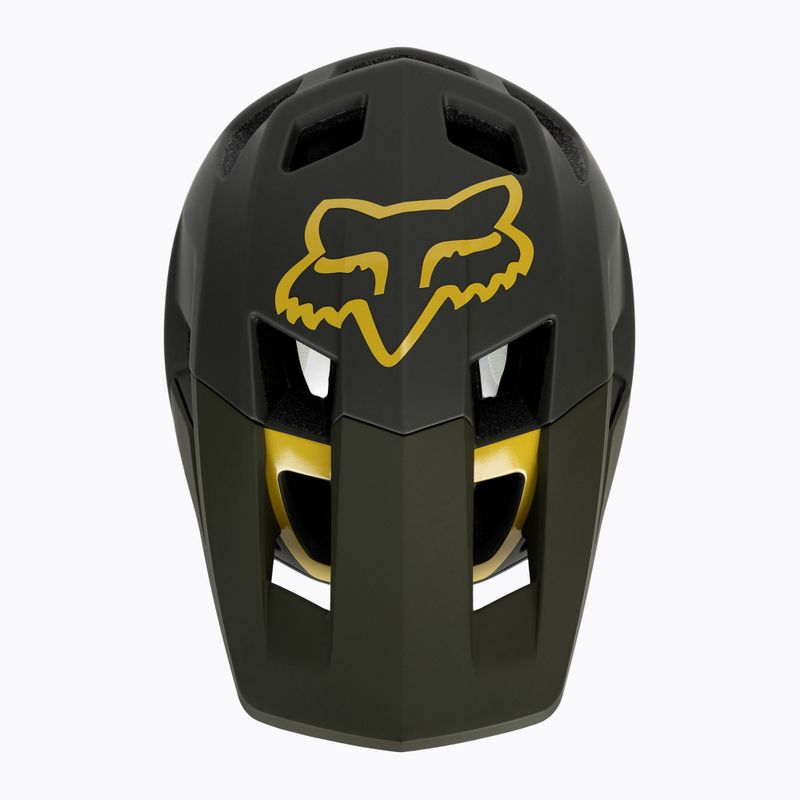Fox Racing Dropframe Pro CE casco da bicicletta verde oliva 6