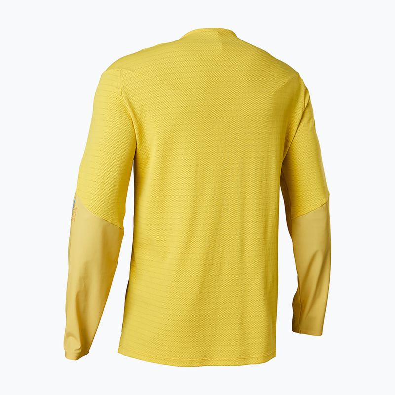 Manica lunga ciclismo uomo Fox Racing Flexair Pro pera giallo 2
