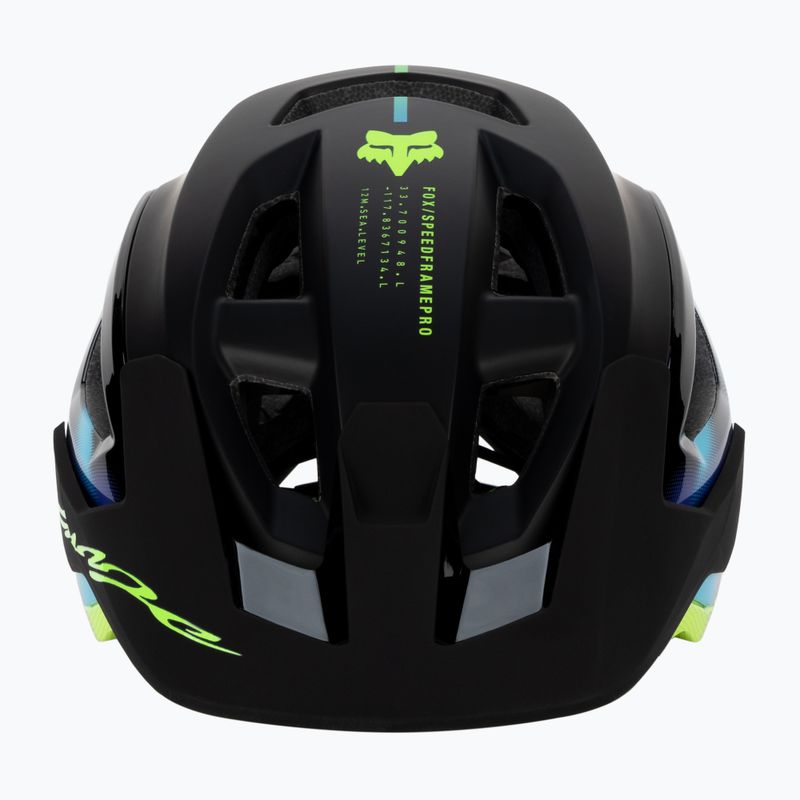 Casco da bici Fox Racing Speedframe Pro Lunar nero 2