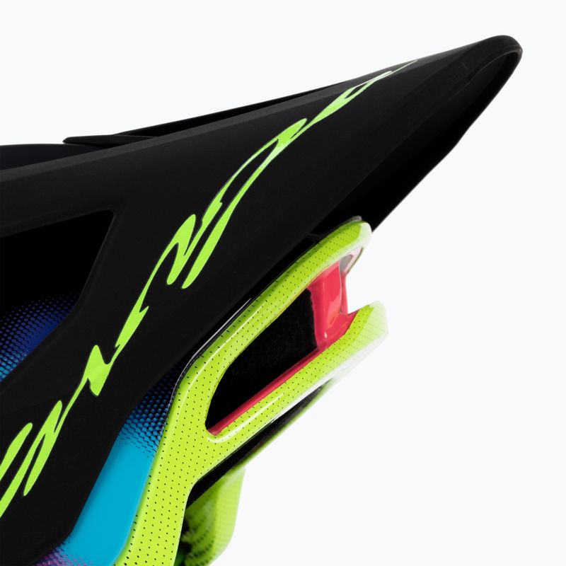Casco da bici Fox Racing Speedframe Pro Lunar nero 7