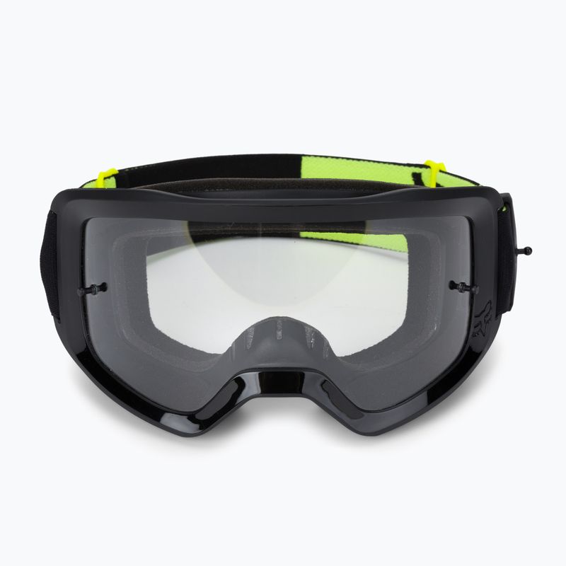 Occhiali da ciclismo Fox Racing Main Stray nero/giallo 2