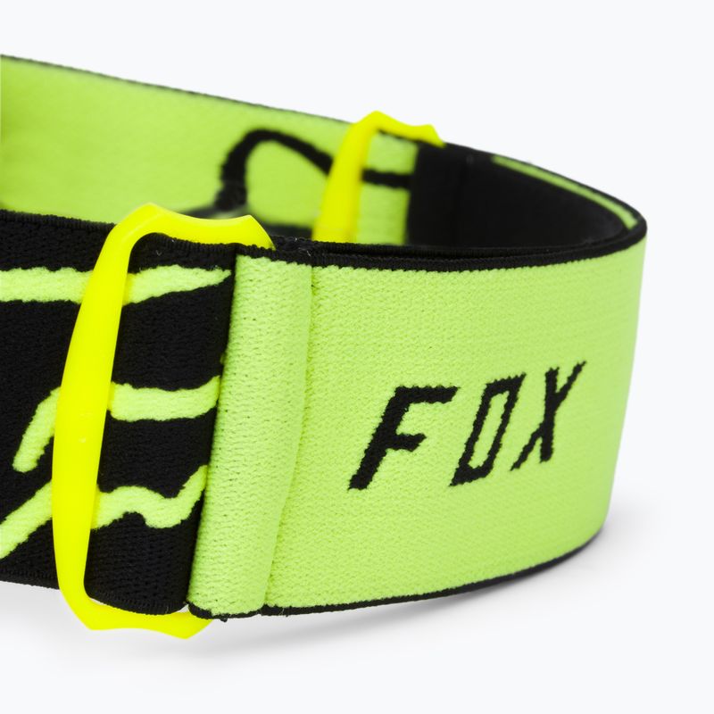 Occhiali da ciclismo Fox Racing Main Stray nero/giallo 5