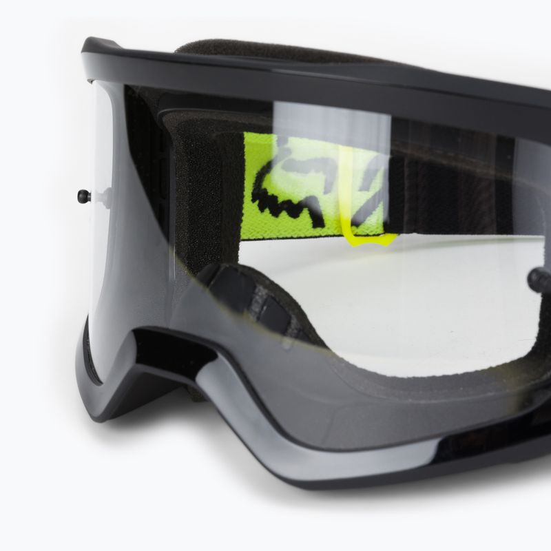 Occhiali da ciclismo Fox Racing Main Stray nero/giallo 6