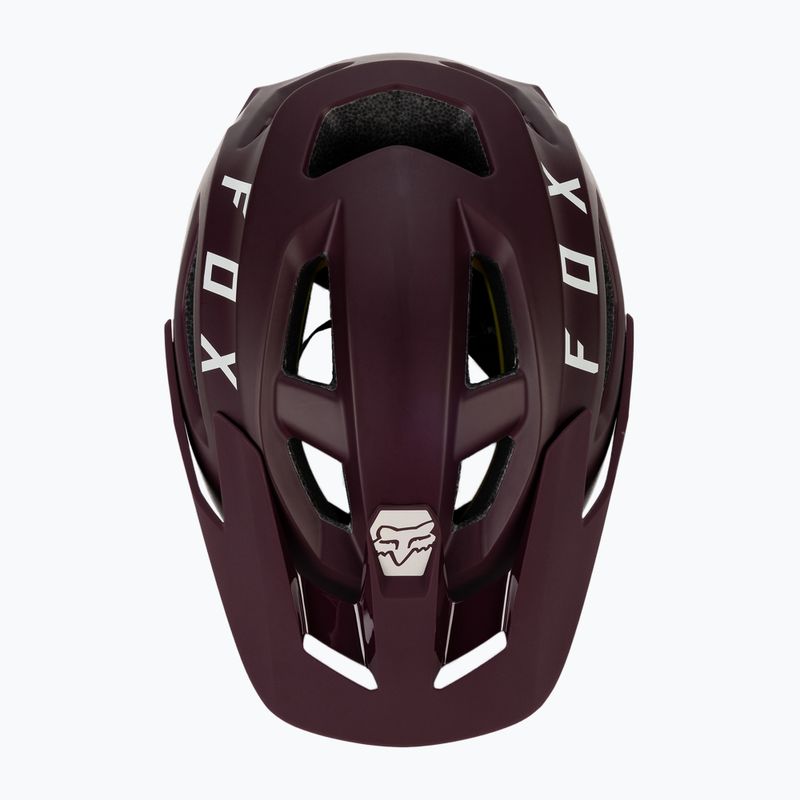 Casco da bici Fox Racing Speedframe marrone scuro 6