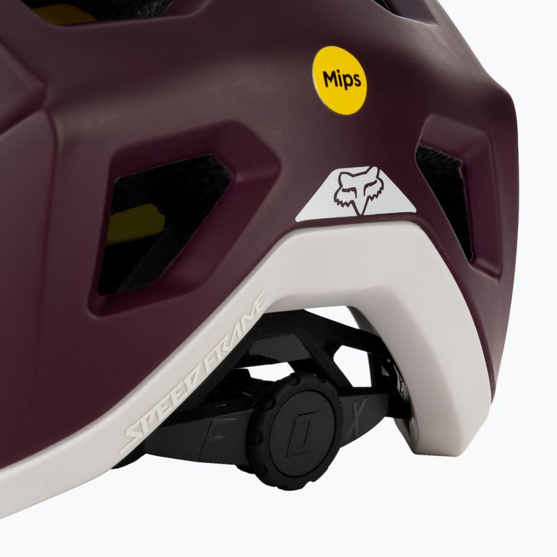 Casco da bici Fox Racing Speedframe marrone scuro 8