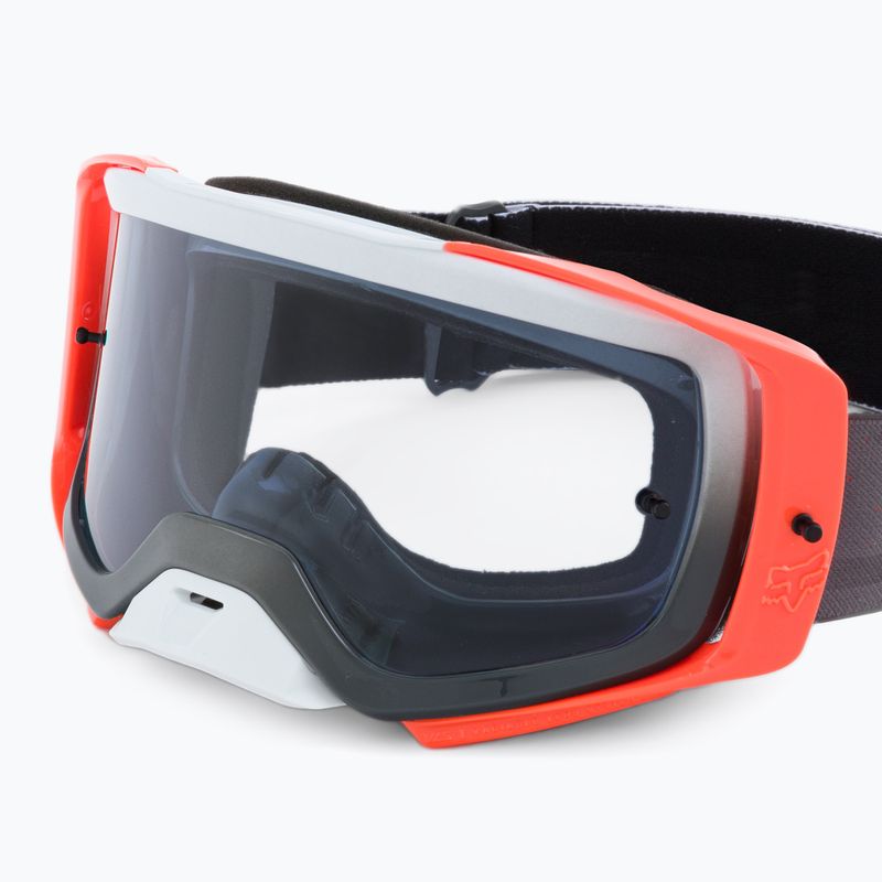 Occhiali da ciclismo Fox Racing Airspace Vizen arancione fluo 5
