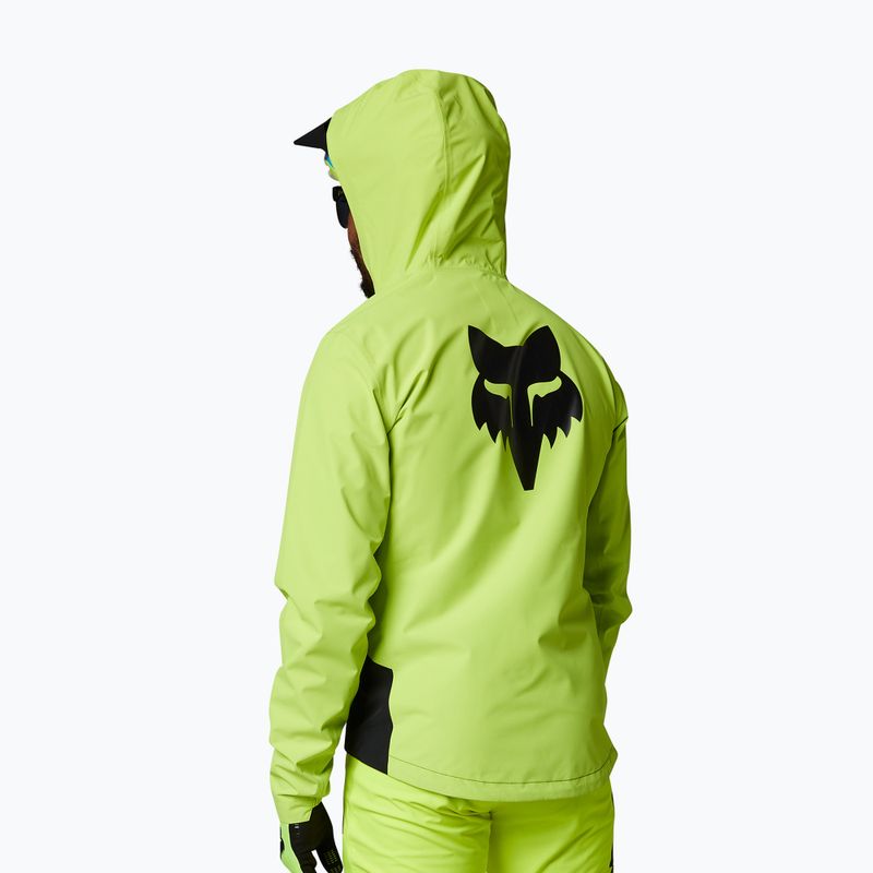 Giacca da ciclismo da uomo Fox Racing Ranger 2.5L Water Lunar giallo fluorescente 3