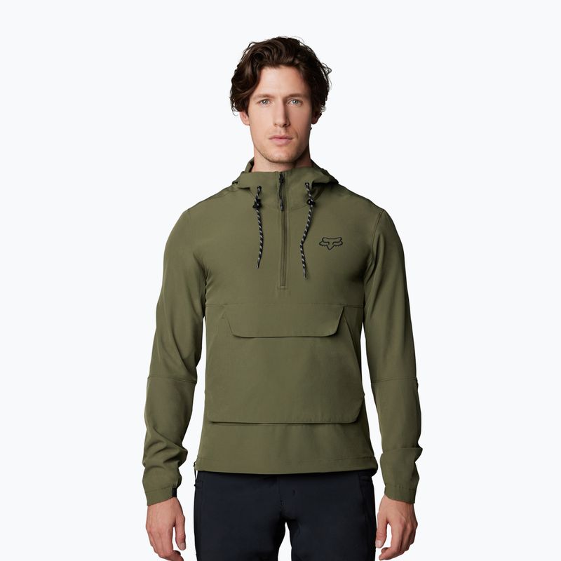 Giacca da ciclismo da uomo Fox Racing Ranger Wind Pullover verde oliva 5