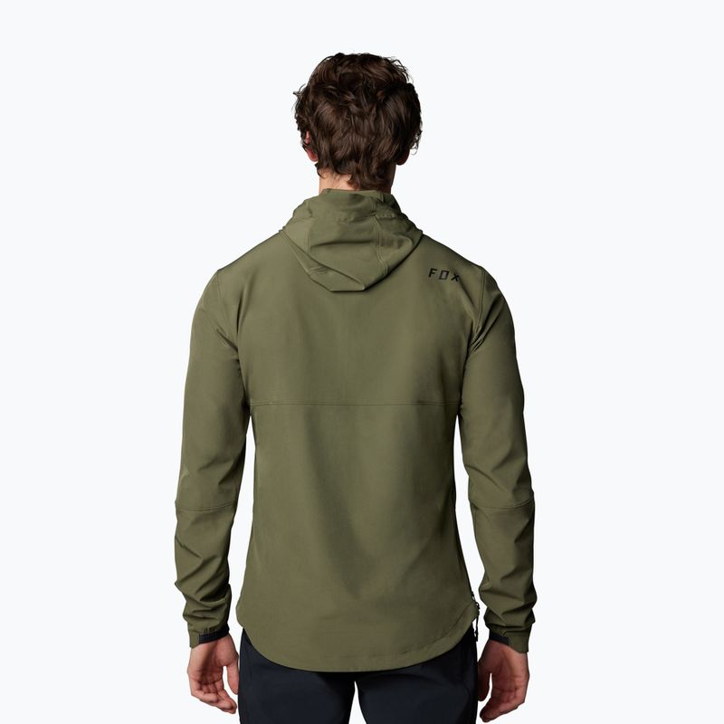 Giacca da ciclismo da uomo Fox Racing Ranger Wind Pullover verde oliva 6
