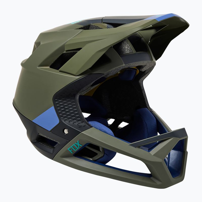 Casco da bicicletta Fox Racing Proframe Blocked verde oliva 11