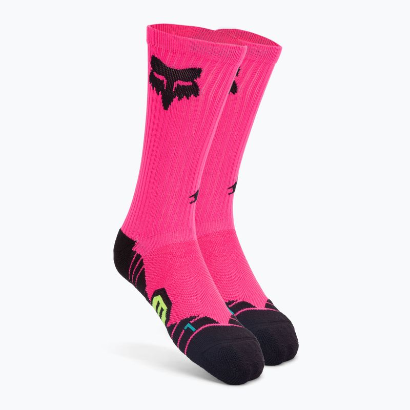 Calze da ciclismo da donna Fox Racing 8 Ranger Cushion Lunar rosa