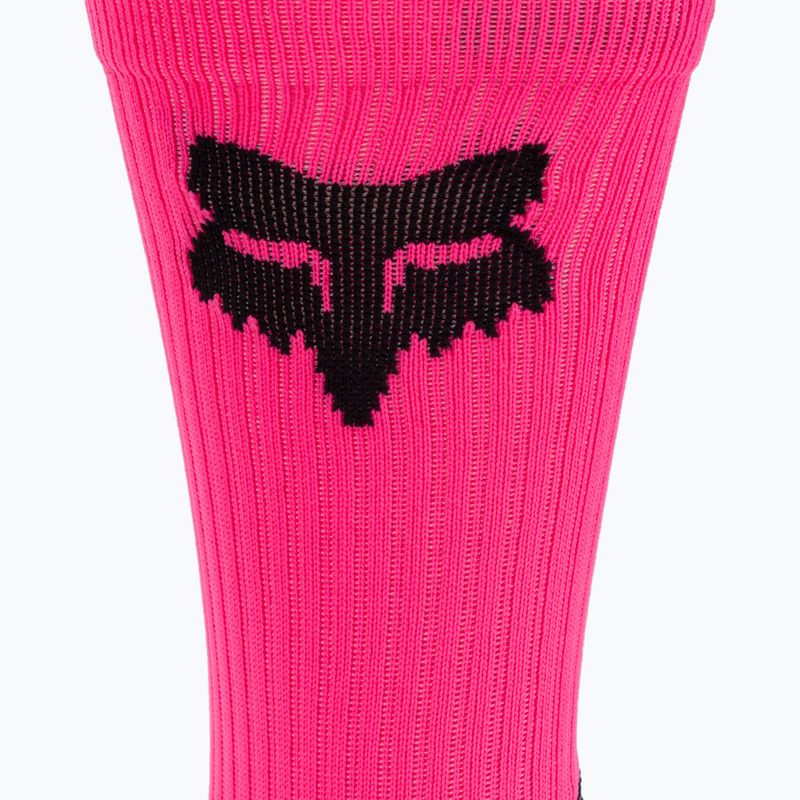 Calze da ciclismo da donna Fox Racing 8 Ranger Cushion Lunar rosa 3
