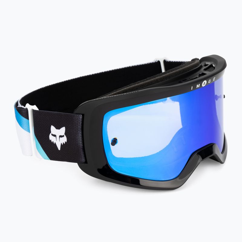 Fox Racing Main Kozmik+ nero/blu/fumo occhiali da ciclismo