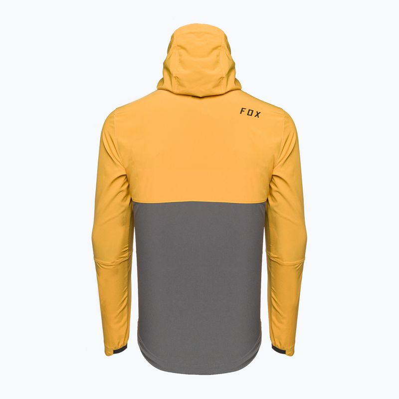 Giacca da ciclismo da uomo Fox Racing Ranger Wind Pullover daffodil 2