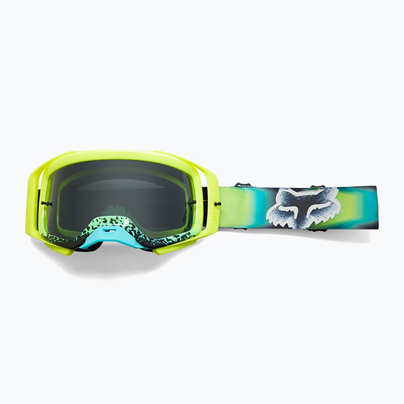 Occhiali da ciclismo Fox Racing Airspace Horyzon giallo fluo/grigio a specchio 6