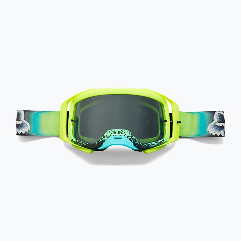 Occhiali da ciclismo Fox Racing Airspace Horyzon giallo fluo/grigio a specchio 7