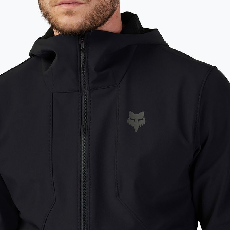 Giacca da ciclismo da uomo Fox Racing Ranger Fire Hoodie nero 4