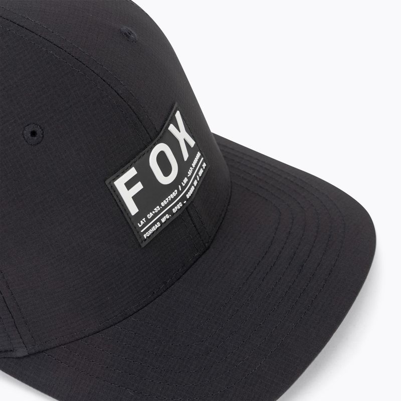 Cappello da baseball Fox Racing Non Stop Tech Flexfit da uomo nero 3