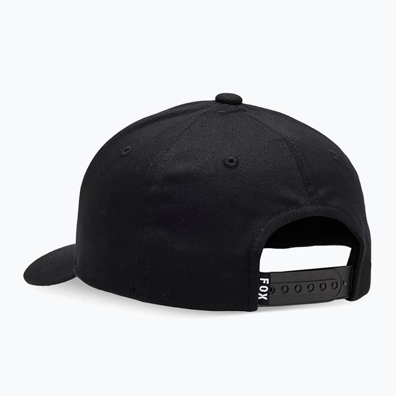 Cappello Fox Racing Fox Head 110 Snapback Jr per bambini nero 2