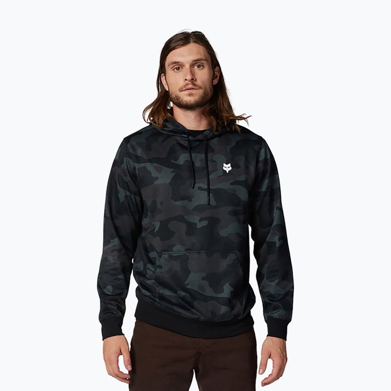 Felpa Fox Racing Fox Head Camo nero mimetico
