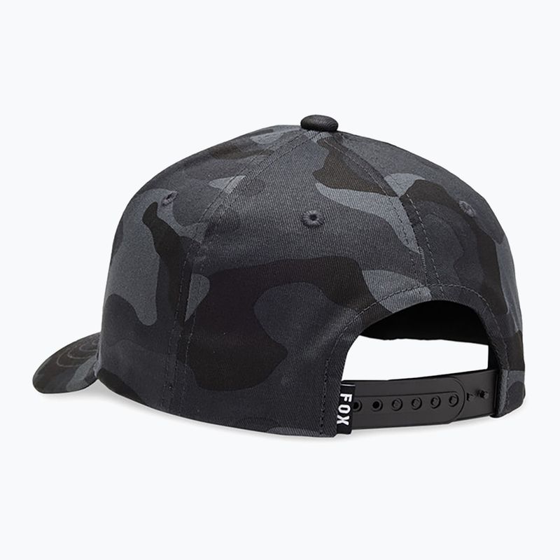 Cappello da baseball Fox Racing Camo 110 Sb Jr nero mimetico per bambini 2