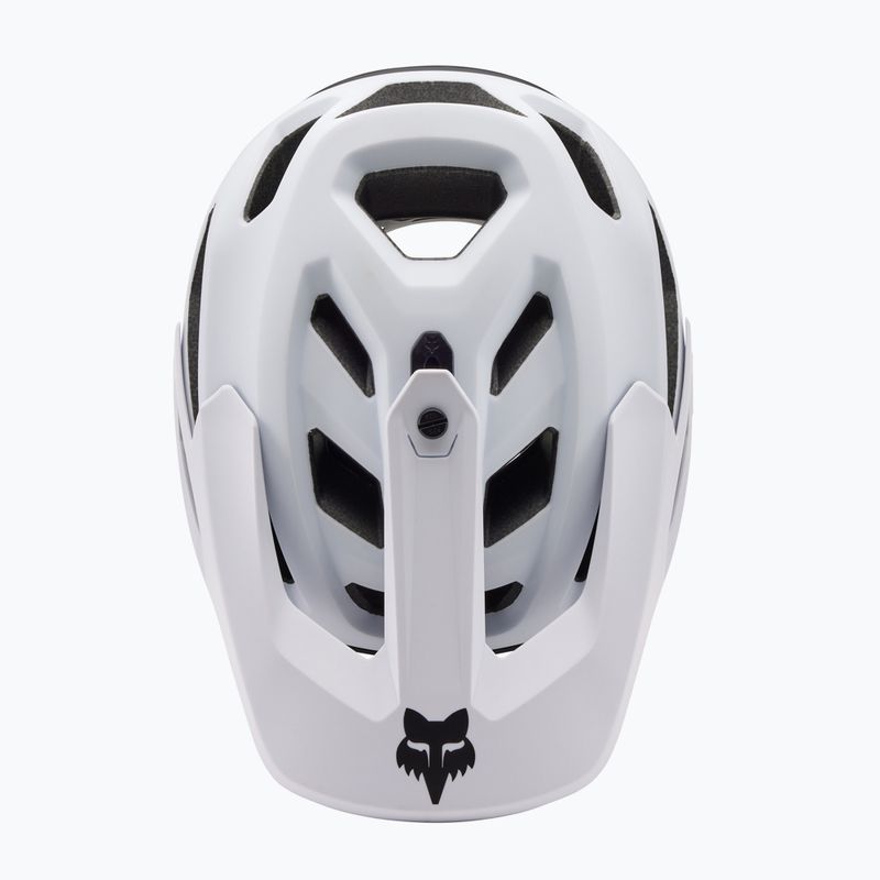 Fox Racing Dropframe Pro Nyf CE casco da bici nero/bianco 6