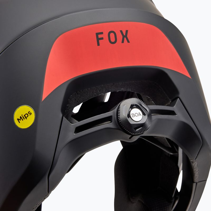 Fox Racing Dropframe Pro Nyf CE casco da bici nero/bianco 7